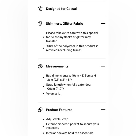 ✨NWT✨ Lululemon: Everywhere Belt Bag 1L-Glitter - Picture 12 of 13